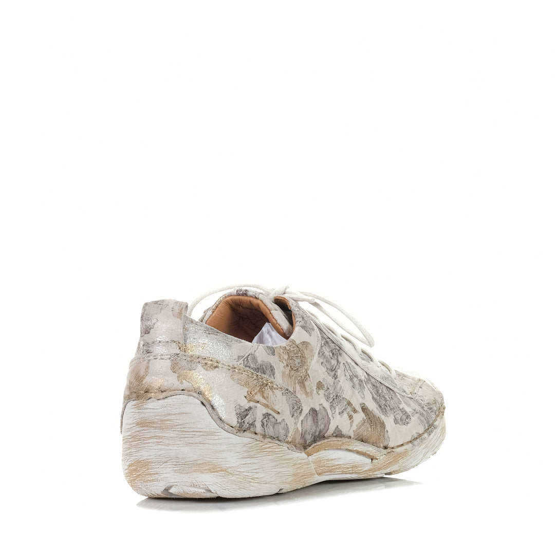 Josef Seibel Fergey 56 Creme Multi, Womens, flats, josef seibel, low-tops, shoes, sneakers, taupe, womens