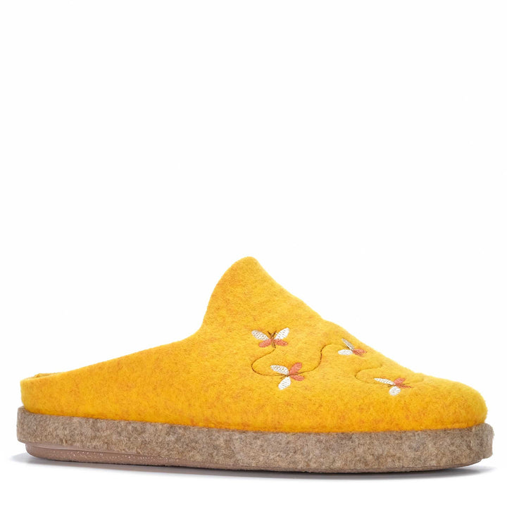 Josef Seibel Lara 01 Gelb Kombi Womens Slippers