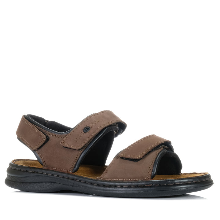 Josef Seibel Rafe Brown, 40 eu, 41 eu, 42 eu, 43 eu, 44 eu, 45 eu, 46 eu, 47 eu, 48 eu, brown, josef seibel, mens, sandals, wide, wide fit