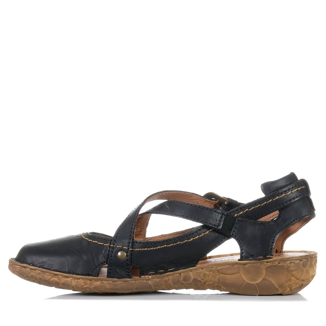 Josef Seibel Rosalie 13 Black, Womens, black, flats, josef seibel, sandals, womens