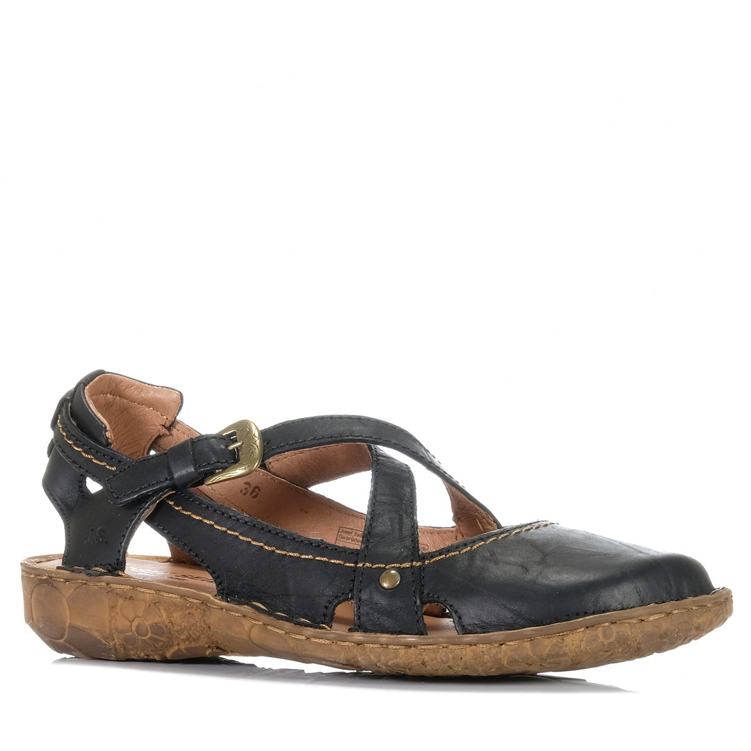 Josef Seibel Rosalie 13 Black, Womens, black, flats, josef seibel, sandals, womens