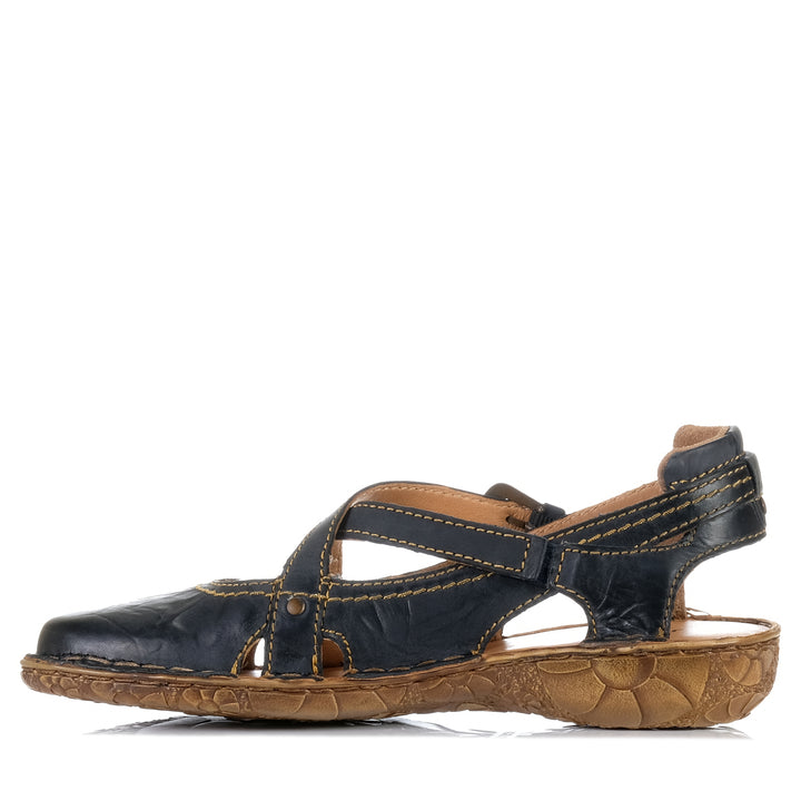 Josef Seibel Rosalie 13 Ocean Blue, Womens, blue, flats, josef seibel, sandals, womens