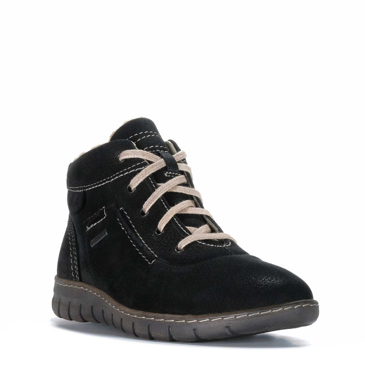 Josef Seibel Steffi 53 Schwarz Kombi Womens Boots