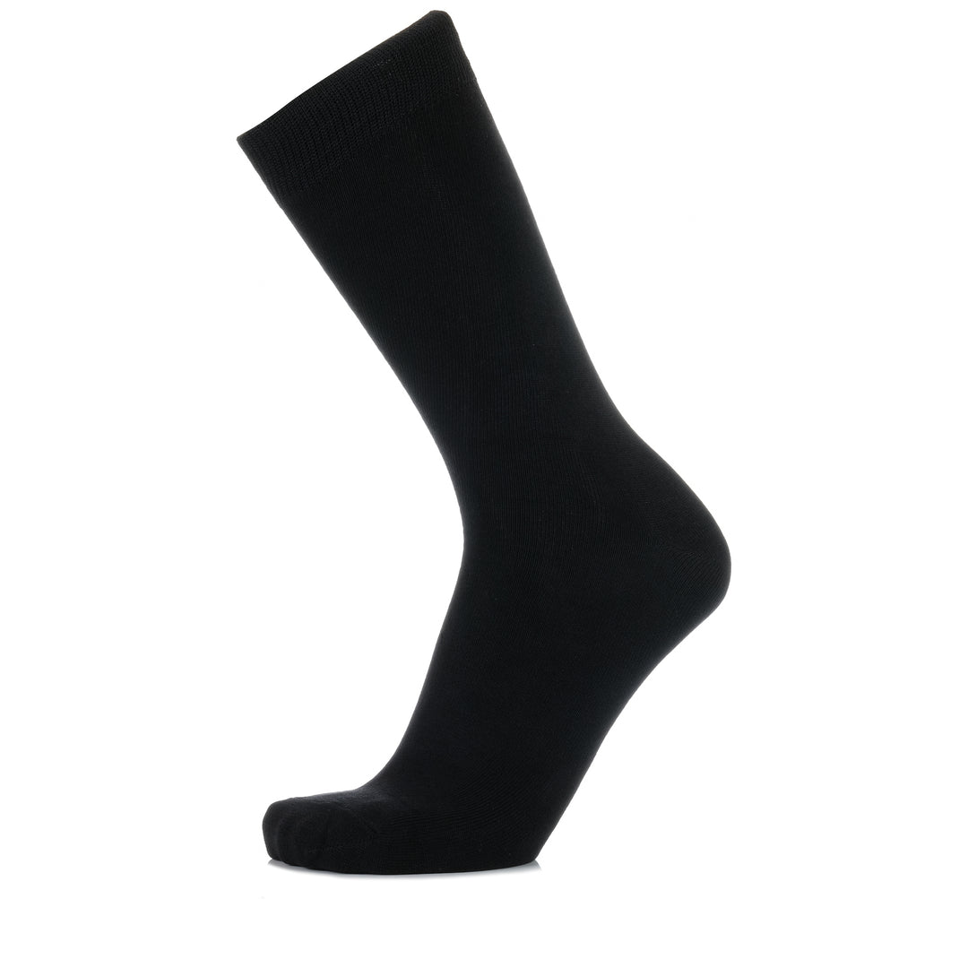Julius Marlow Plain Sock 5 Pack Black, 6-11 UK, accessories, black, dress, julius marlow, mens, socks