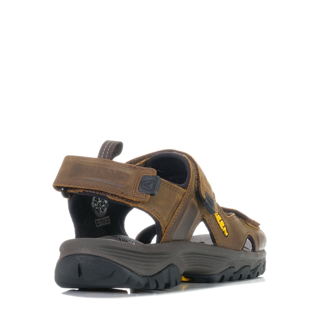 Keen Targhee III Open Toe Bison/Mulch, 10 US, 11 US, 12 US, 13 US, 14 US, 8 US, 9 US, brown, Keen, mens, sandals, wide