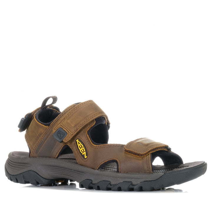 Keen Targhee III Open Toe Bison/Mulch, 10 US, 11 US, 12 US, 13 US, 14 US, 8 US, 9 US, brown, Keen, mens, sandals, wide