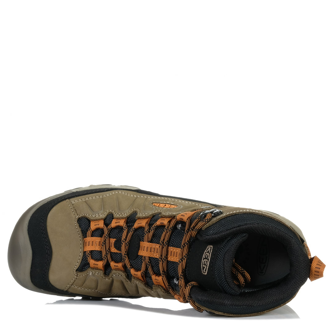 Keen Targhee IV Mid WP Men's Sea Turtle/Roasted Pecan