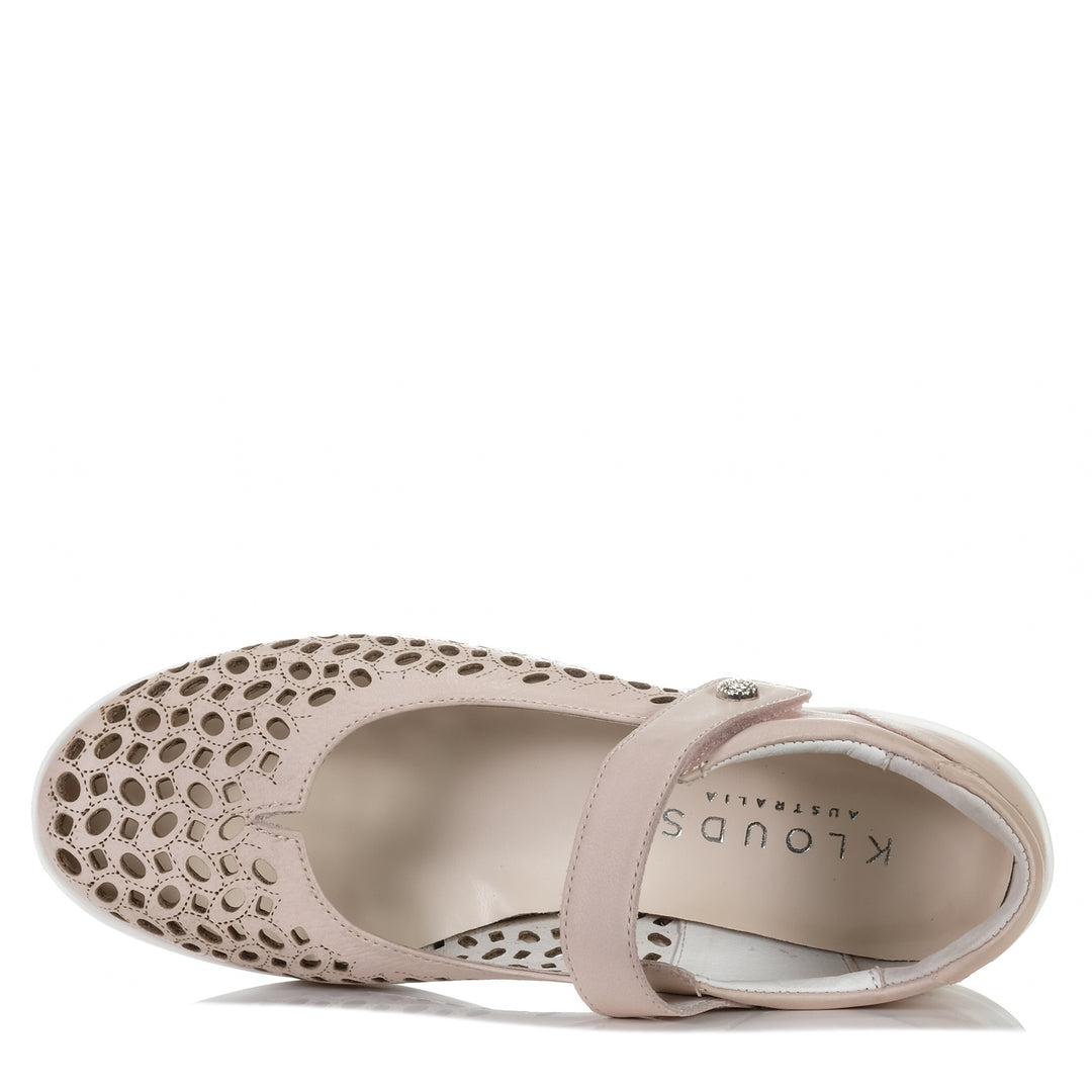 Klouds Blissed Nude, Womens, flats, klouds, shoes, taupe, wide, womens