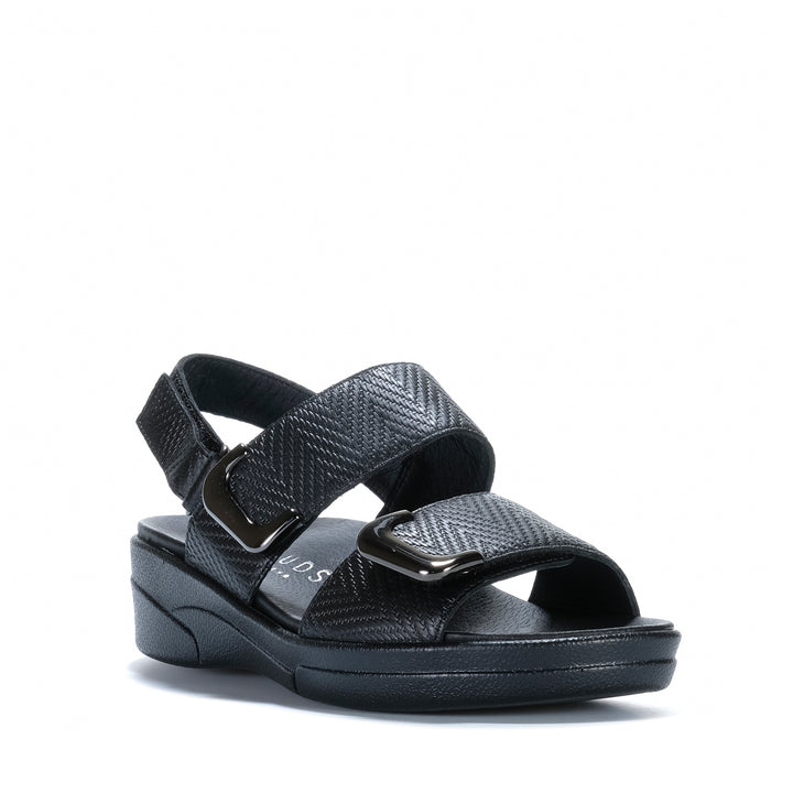Klouds Elegance Luxe Black Womens Sandals