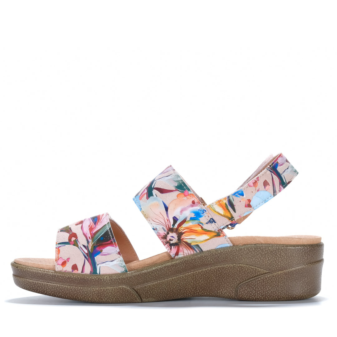 Klouds Elegance Print Hibiscus Womens Sandals