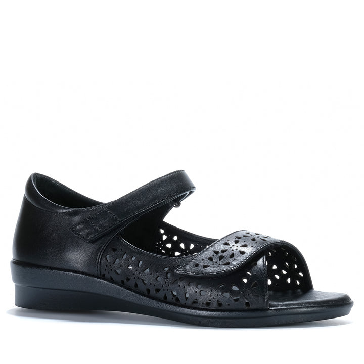 Klouds Tracy Perf Black Womens Sandals
