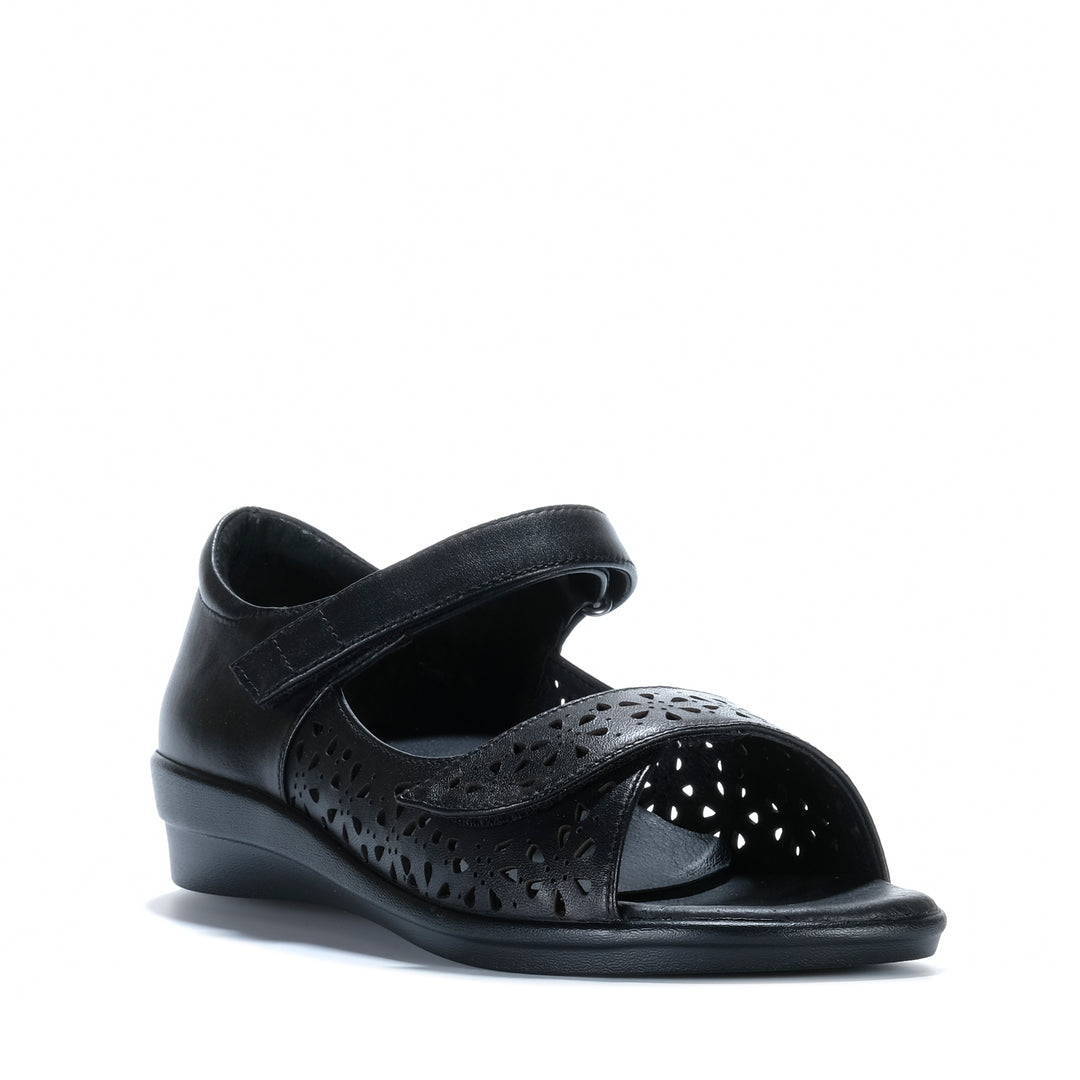 Klouds Tracy Perf Black Womens Sandals
