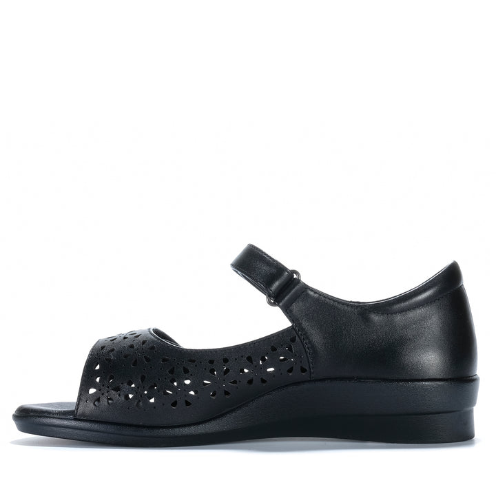 Klouds Tracy Perf Black Womens Sandals