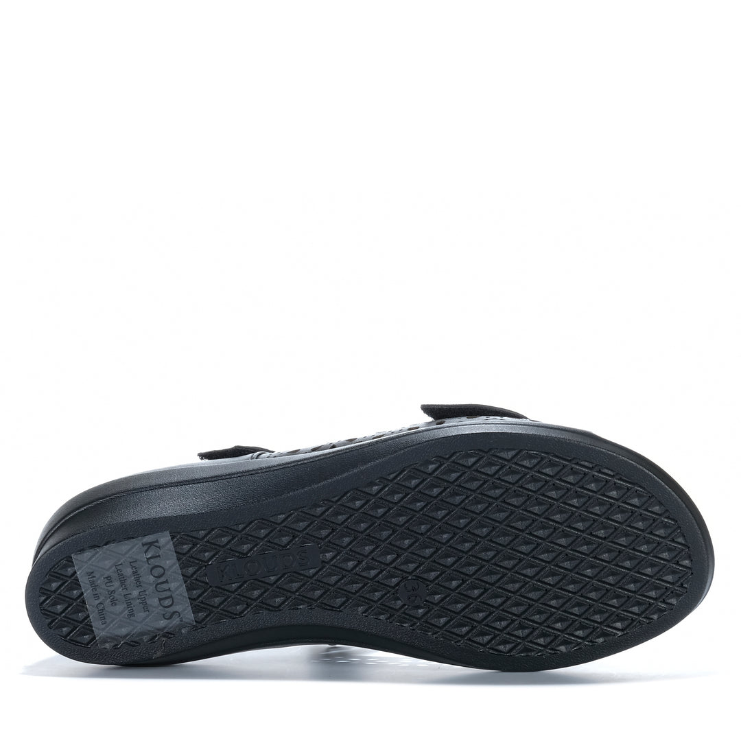 Klouds Tracy Perf Black Womens Sandals