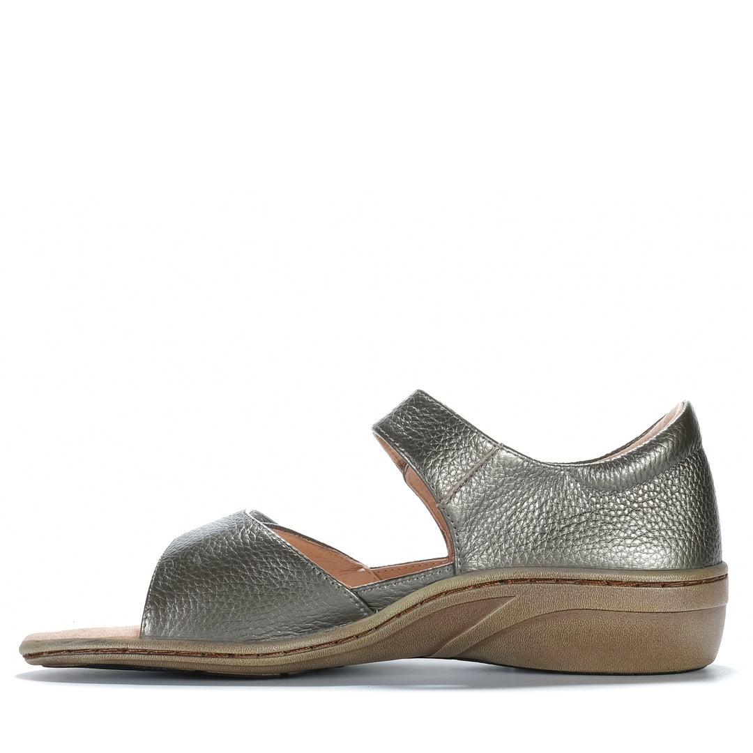 Klouds Violet Pebble Metallic Womens Sandals