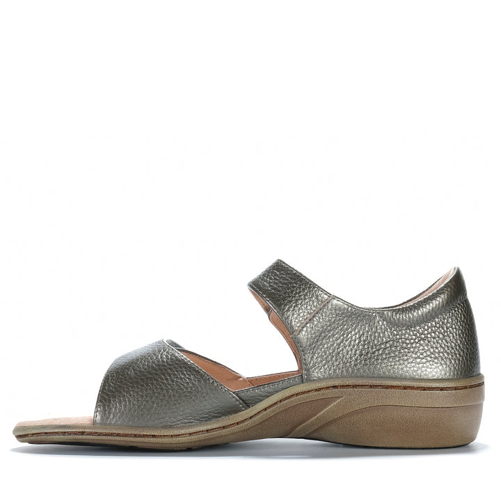 Klouds Violet Pebble Metallic Womens Sandals