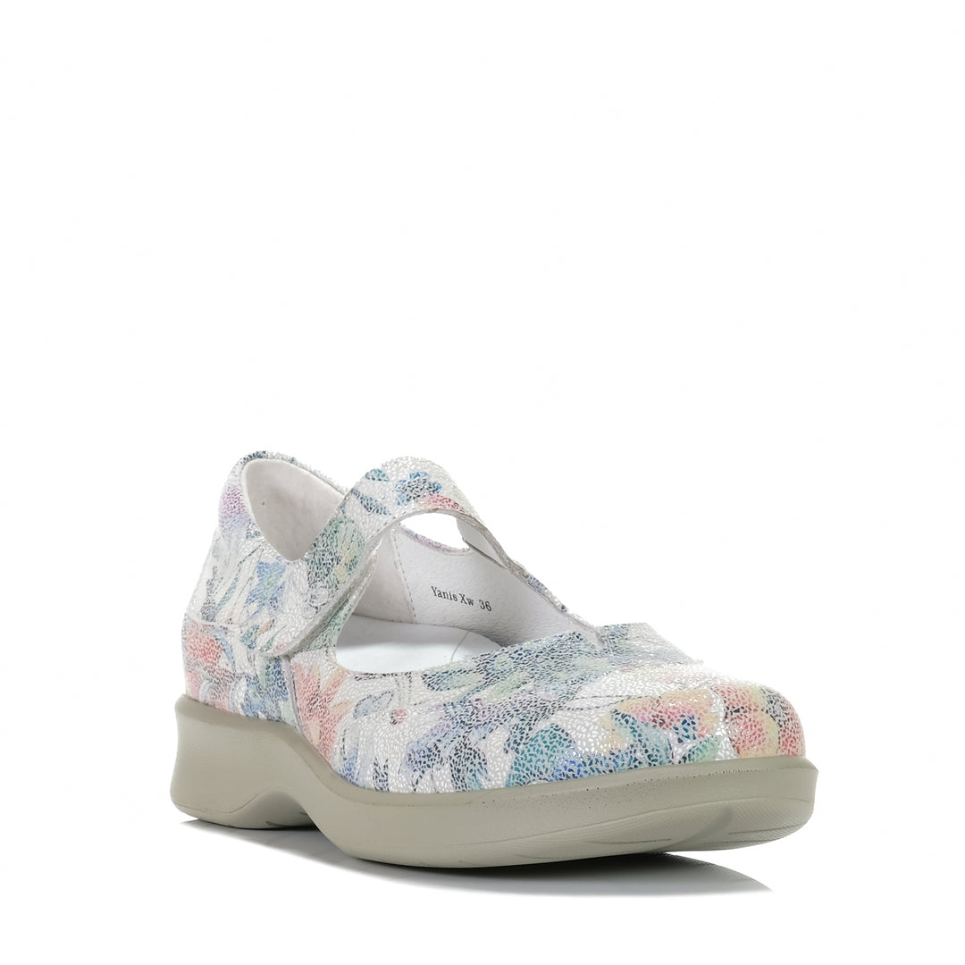 Klouds Yanis XW Print Multi, Womens, flats, Klouds, multi, shoes, wide, womens