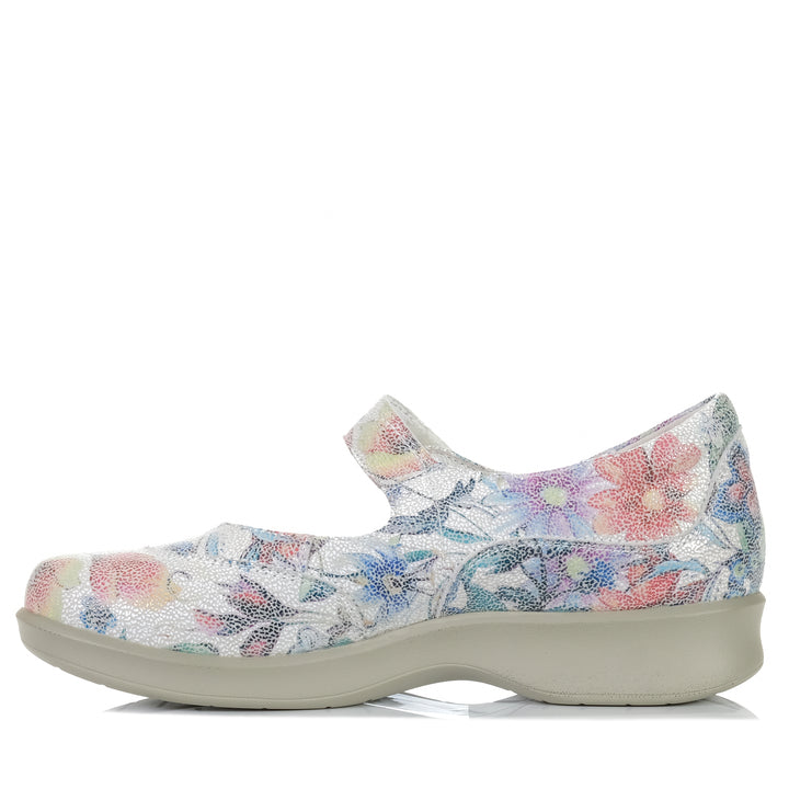 Klouds Yanis XW Print Multi, Womens, flats, Klouds, multi, shoes, wide, womens