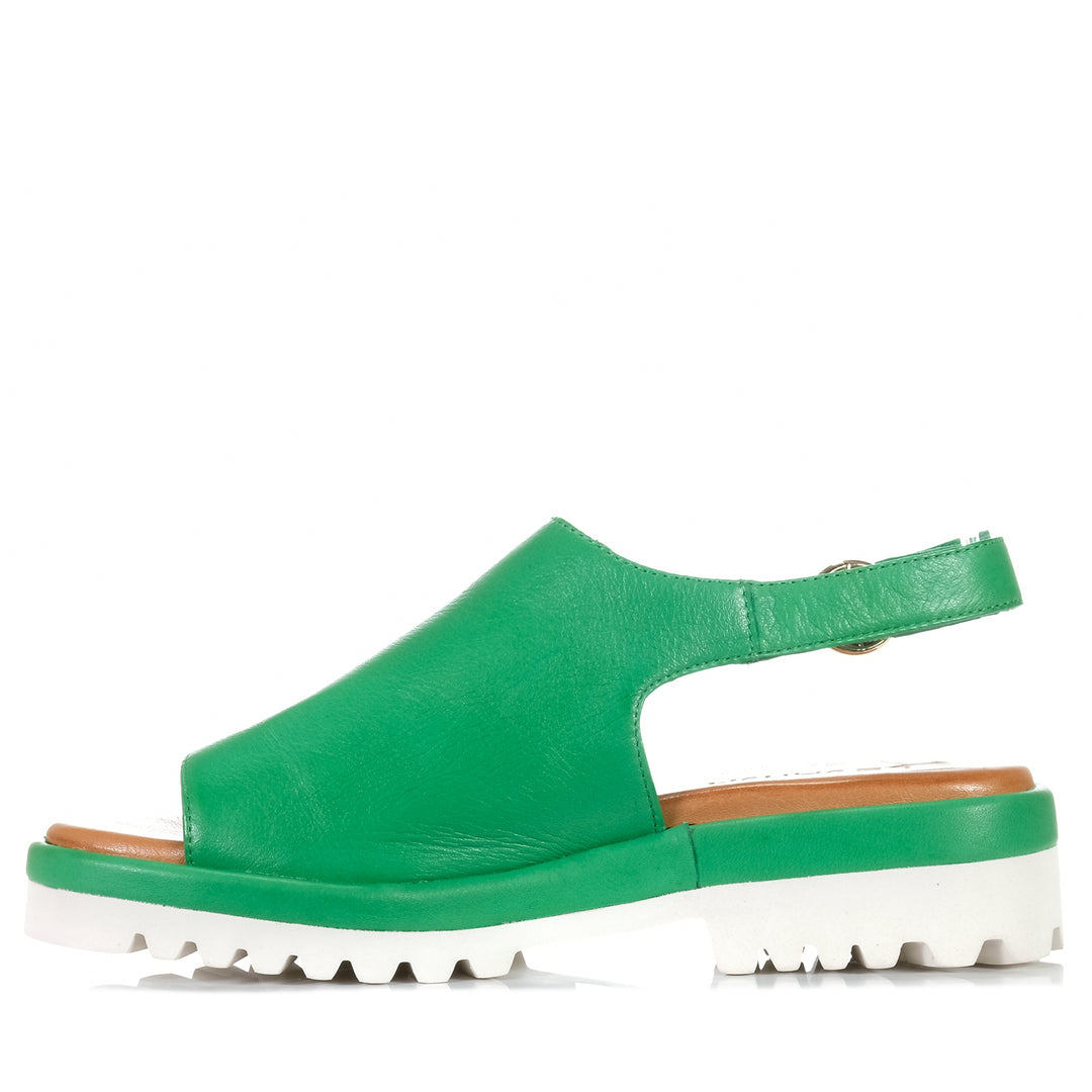 Le Sansa Briar Fern Green, Womens, flats, green, le sansa, sandals, womens