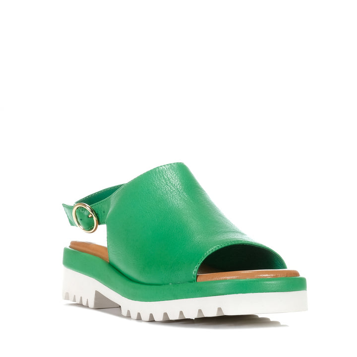 Le Sansa Briar Fern Green, Womens, flats, green, le sansa, sandals, womens