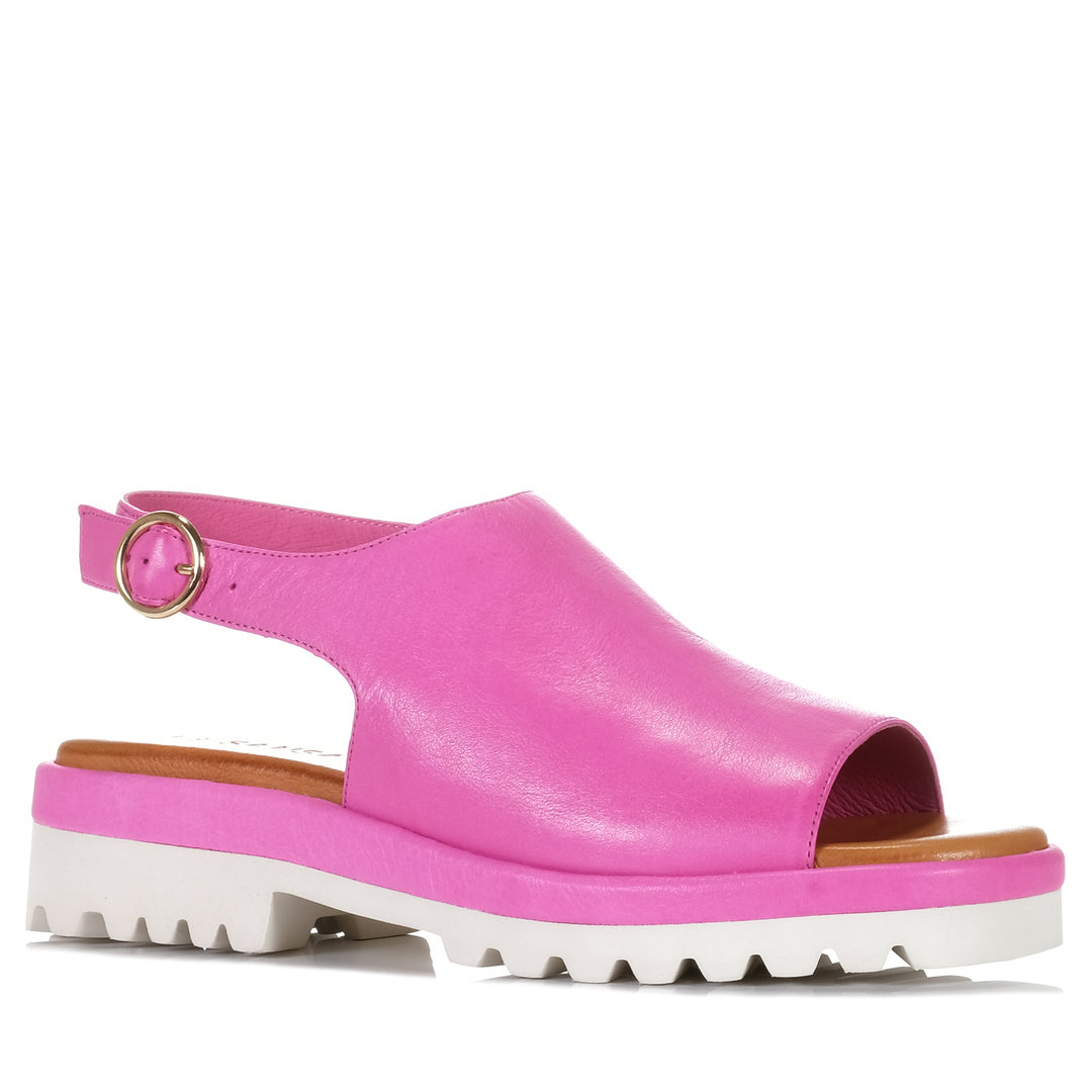 Le Sansa Briar Hot Pink, Womens, flats, le sansa, pink, sandals, womens