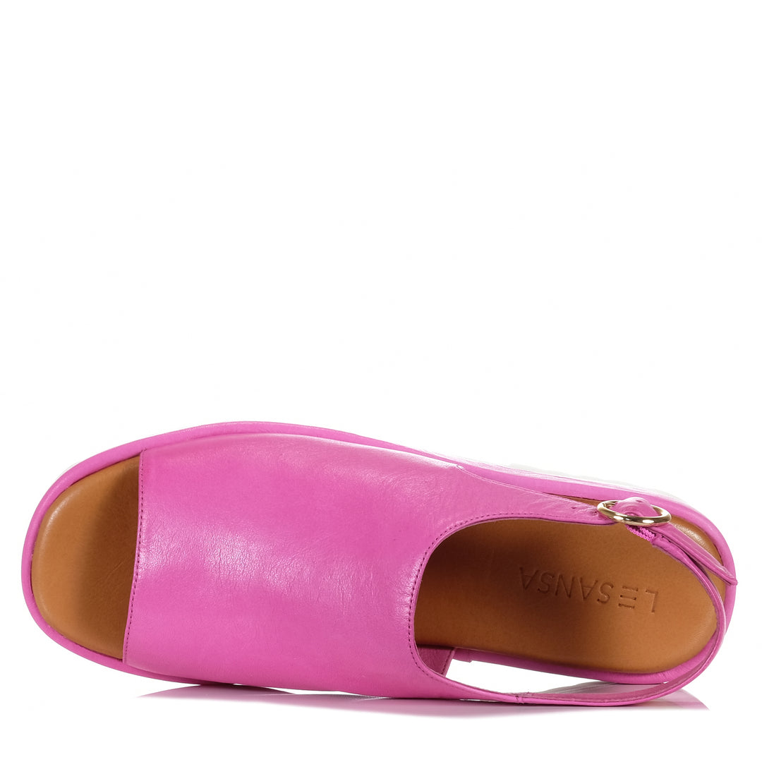 Le Sansa Briar Hot Pink, Womens, flats, le sansa, pink, sandals, womens