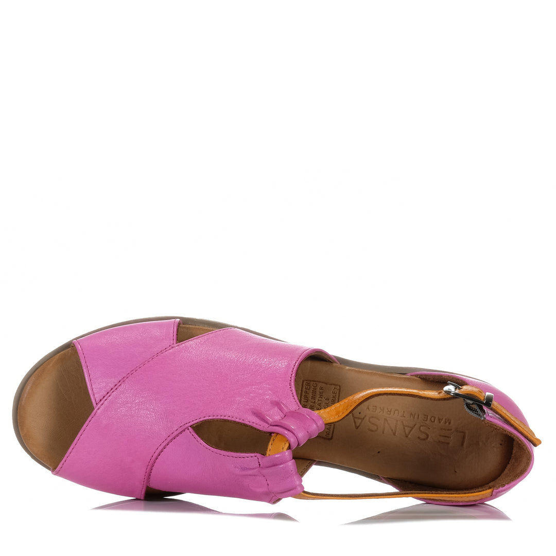 Le Sansa Digby Bead/Orange, Womens, flats, Le Sansa, orange, pink, sandals, womens