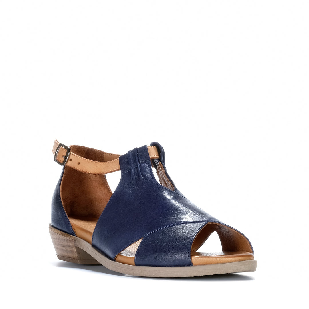 Le Sansa Digby Navy/Tan Womens Sandals