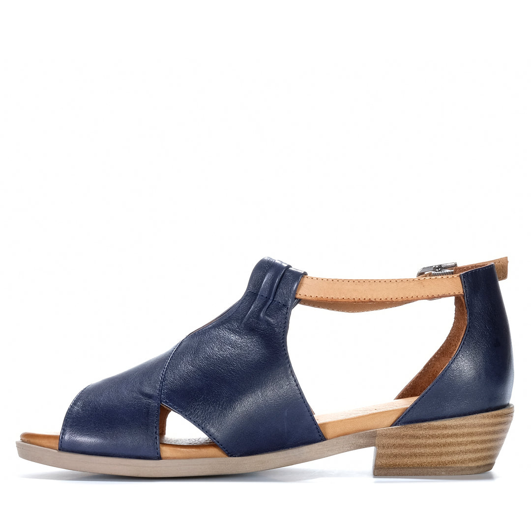 Le Sansa Digby Navy/Tan Womens Sandals