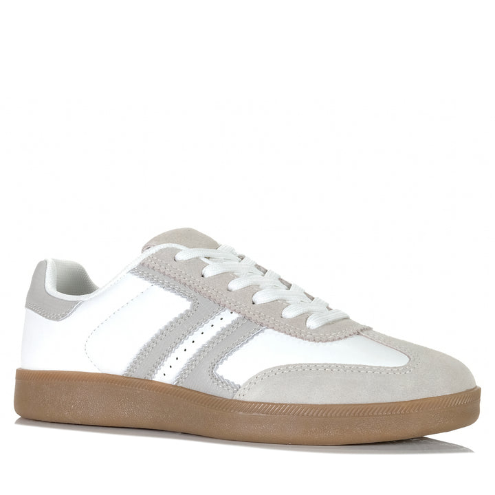 Le Sansa Jasper White/Grey Womens Sneakers