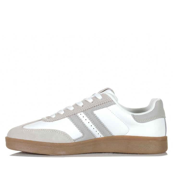 Le Sansa Jasper White/Grey Womens Sneakers