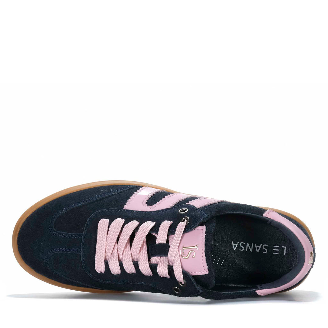 Le Sansa Juno Navy/Baby Pink Womens Shoes