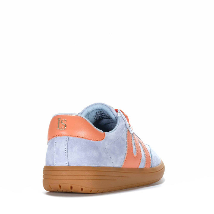 Le Sansa Juno Pale Blue/Orange Womens Sneakers