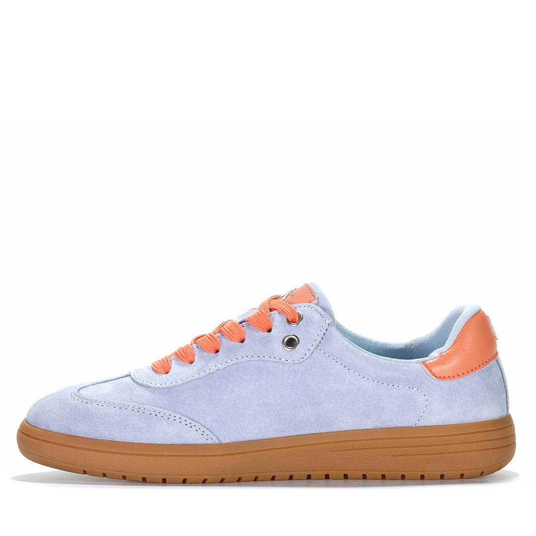Le Sansa Juno Pale Blue/Orange Womens Sneakers
