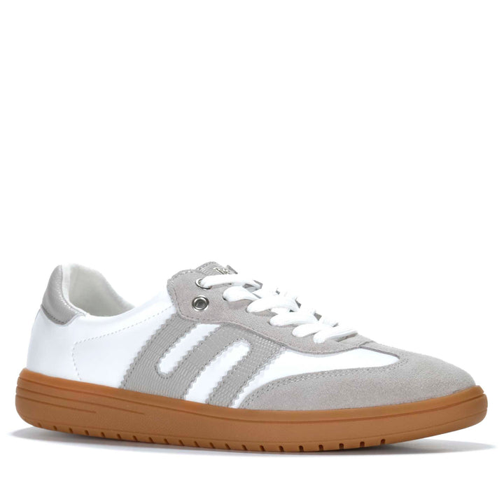 Le Sansa Juno White/Grey Womens Sneakers