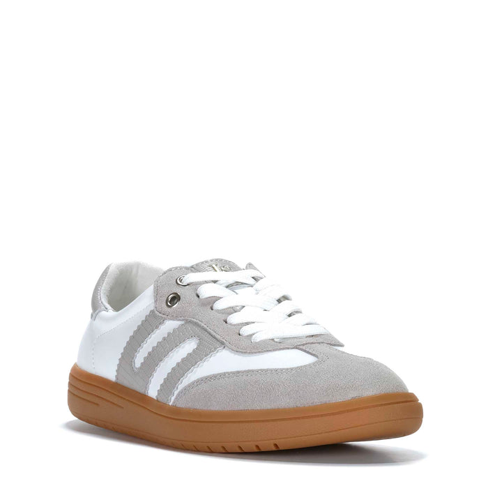 Le Sansa Juno White/Grey Womens Sneakers