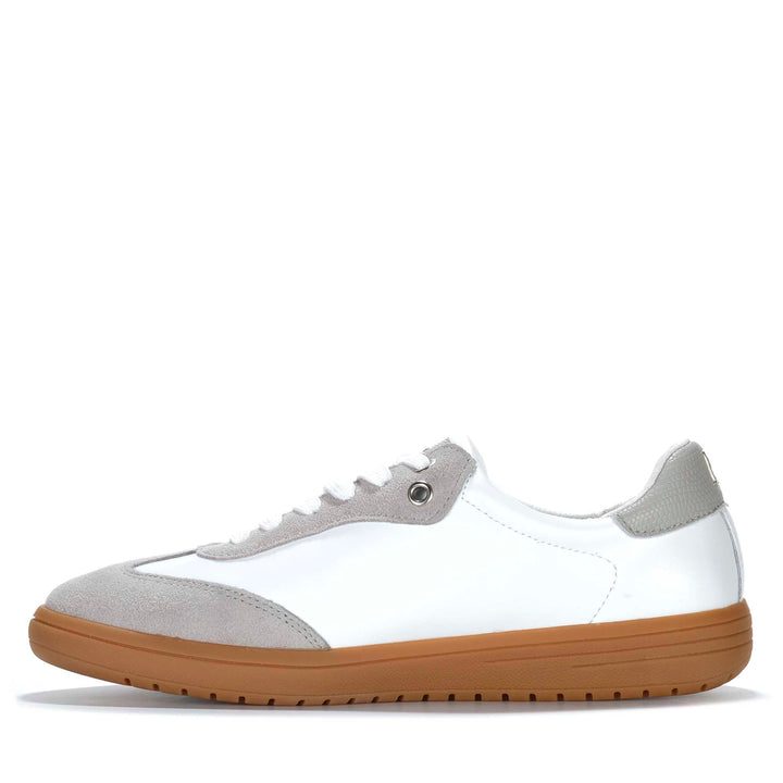 Le Sansa Juno White/Grey Womens Sneakers