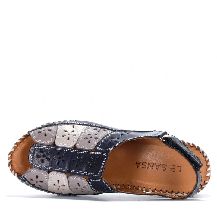 Le Sansa Kirra Navy Multi Womens Sandals