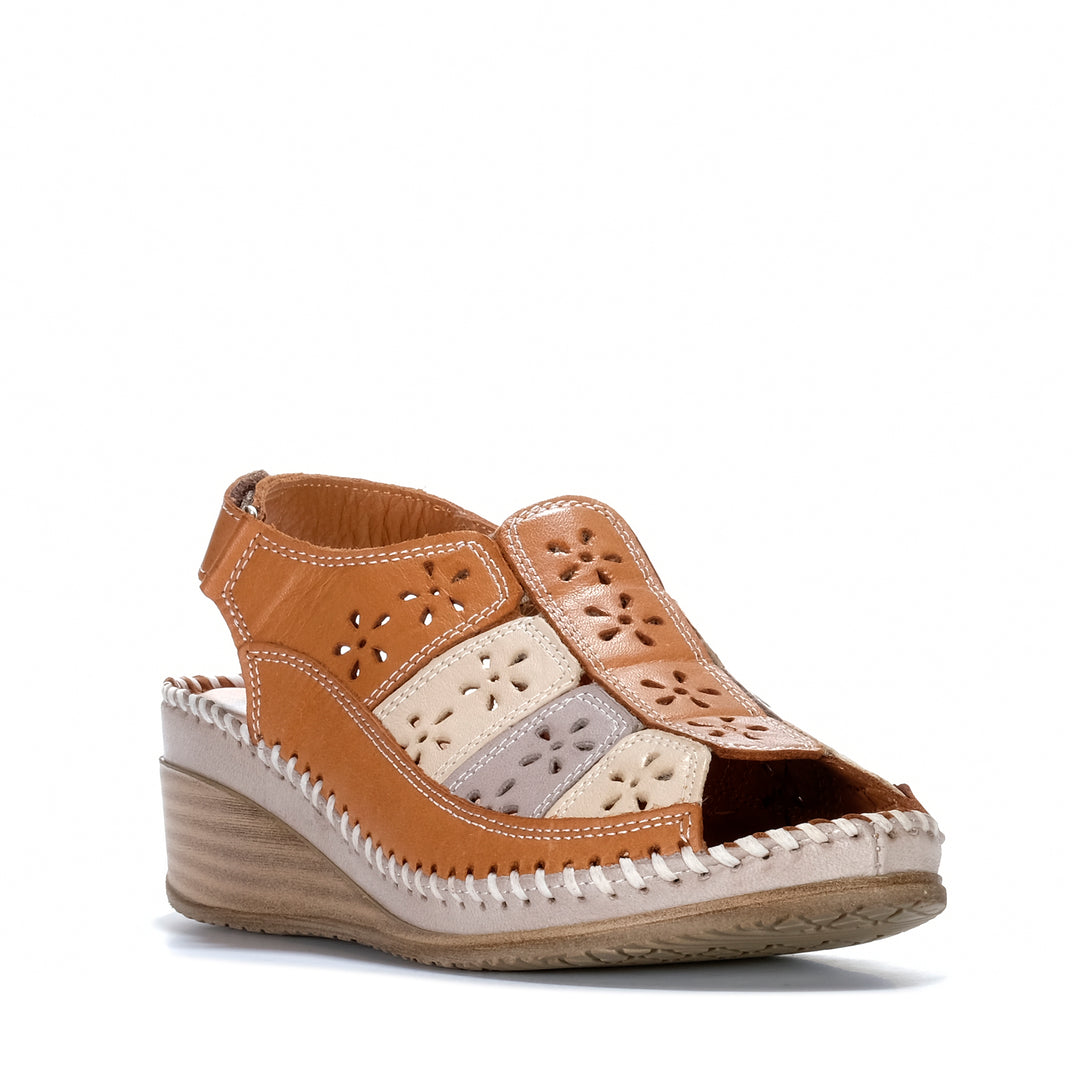 Le Sansa Kirra Tan/Multi Womens Sandals