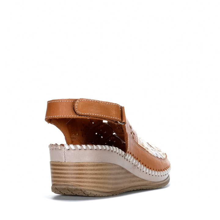 Le Sansa Kirra Tan/Multi Womens Sandals