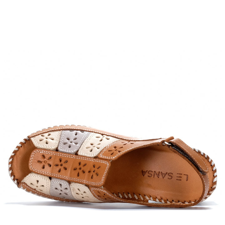 Le Sansa Kirra Tan/Multi Womens Sandals