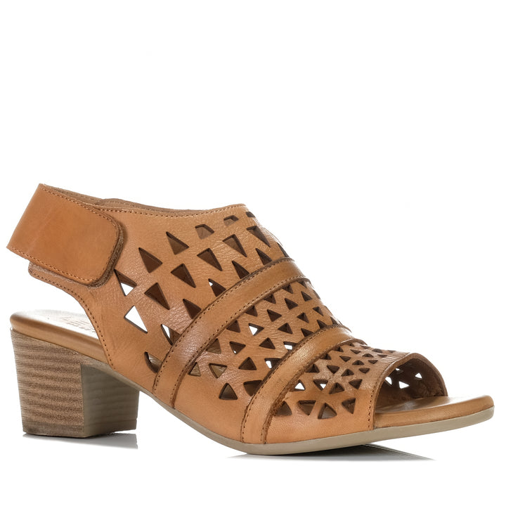 Le Sansa Lora Tan, Womens, Brown, heels, Le Sansa, sandals, womens