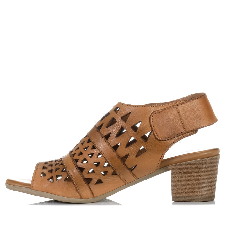 Le Sansa Lora Tan, Womens, Brown, heels, Le Sansa, sandals, womens