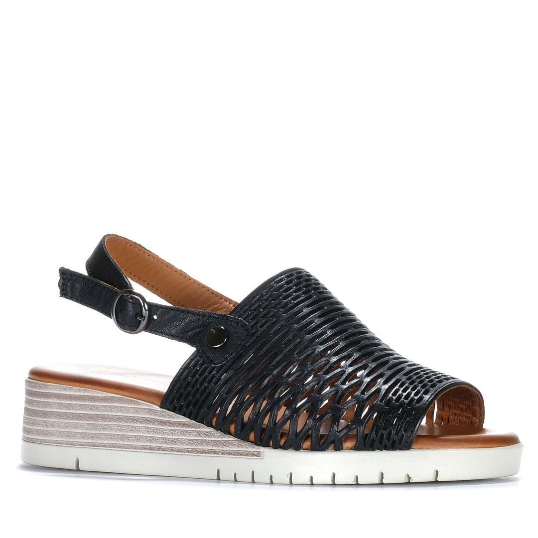Le Sansa Topaz Black Womens Sandals