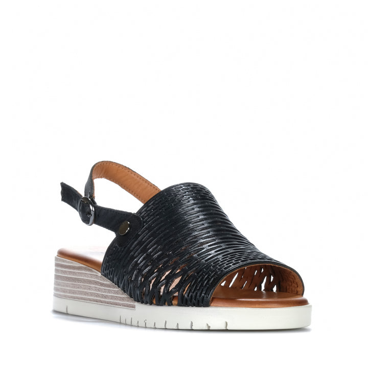 Le Sansa Topaz Black Womens Sandals