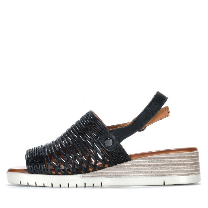Le Sansa Topaz Black Womens Sandals