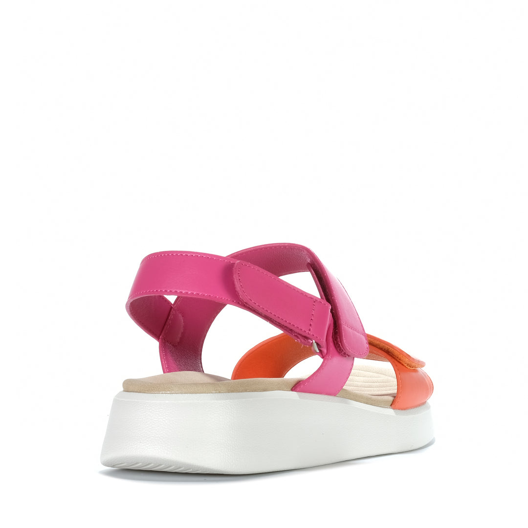 Los Cabos Arica Orange/Fucshia Womens Sandals