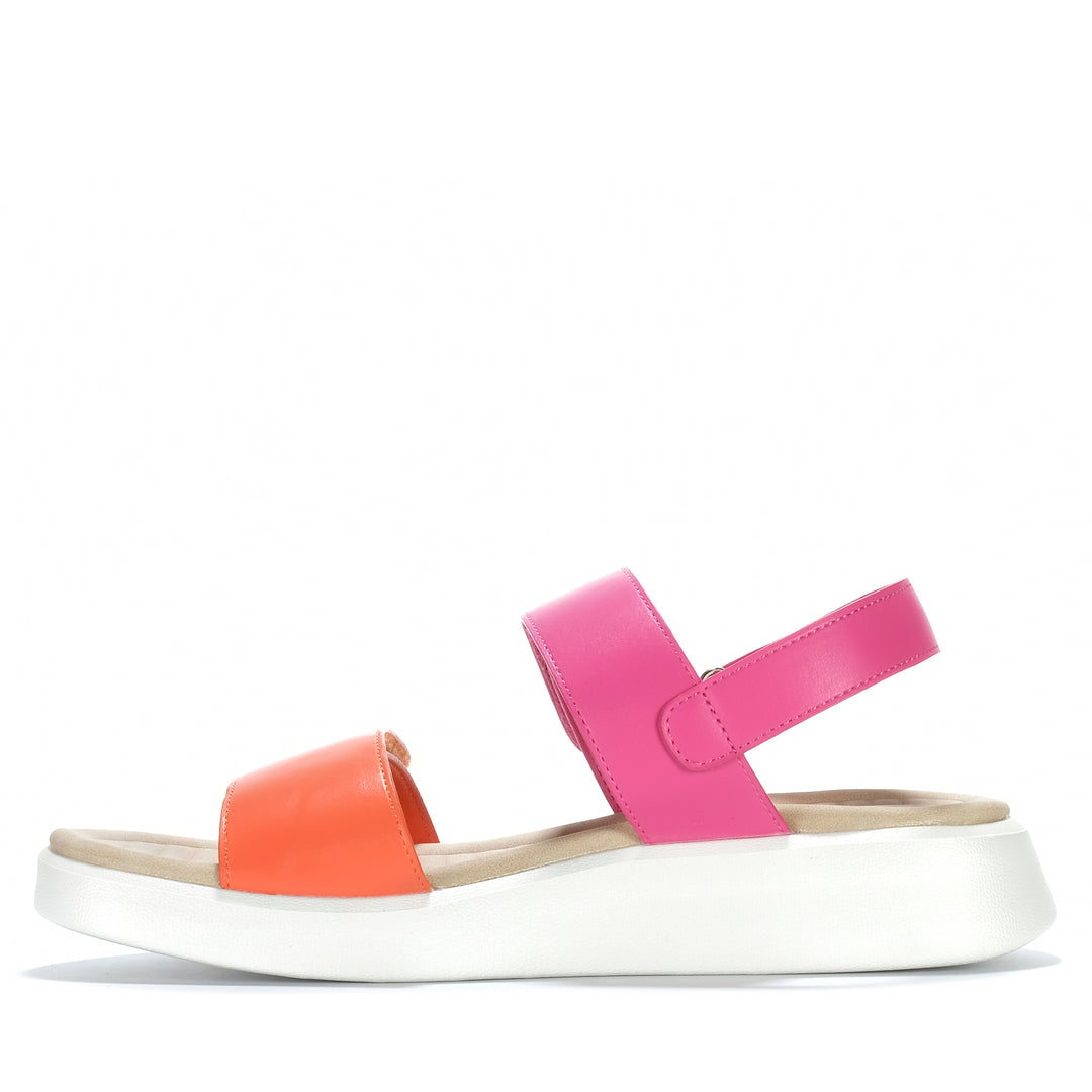 Los Cabos Arica Orange/Fucshia Womens Sandals