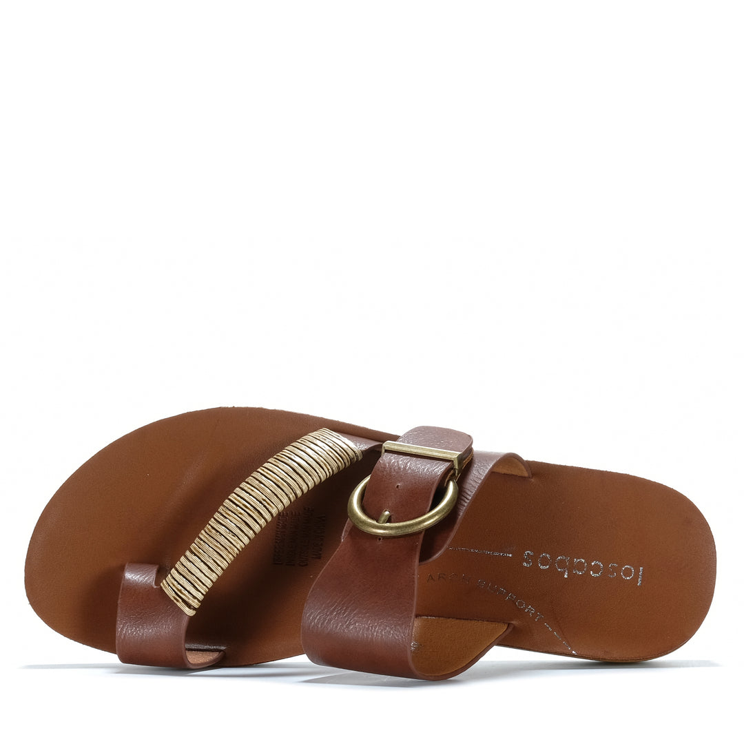 Los Cabos Bria Cognac Womens Sandals