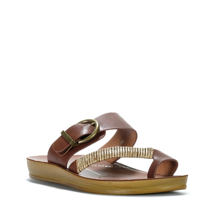 Los Cabos Bria Cognac Womens Sandals